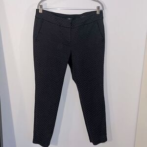 LOFT Marisa skinny fit brocade pants